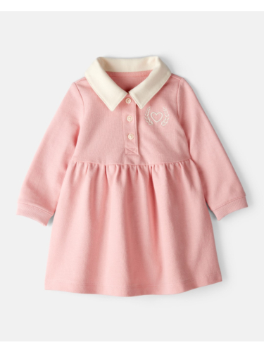 שמלת פולו ורודה