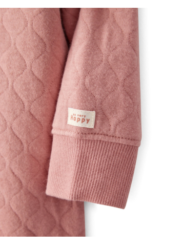 אוברול קווילט ורוד ללא רגלית