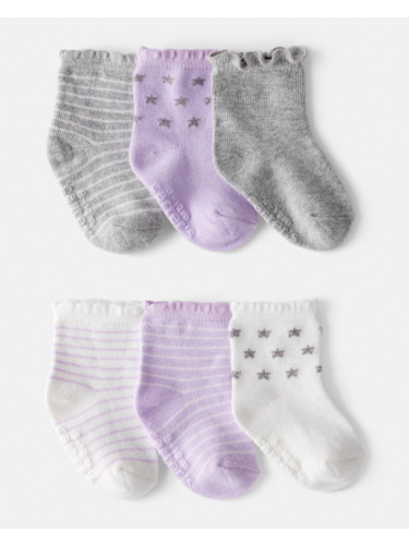 שישיית גרבי פסים כוכבים