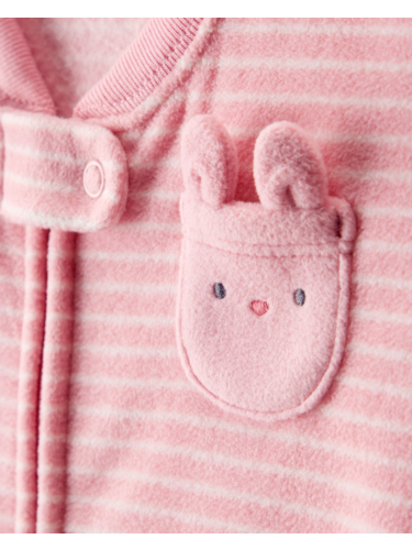 שק שינה פסים ורוד