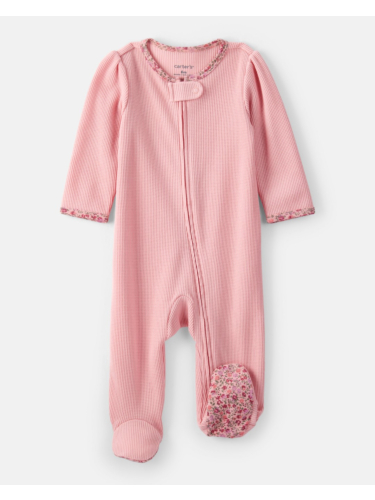 אוברול ארוך וואפל ורוד