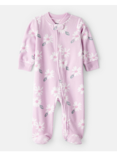 אוברול פליז פרחים