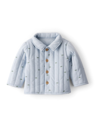 ג'קט קווילט מרופד תכלת