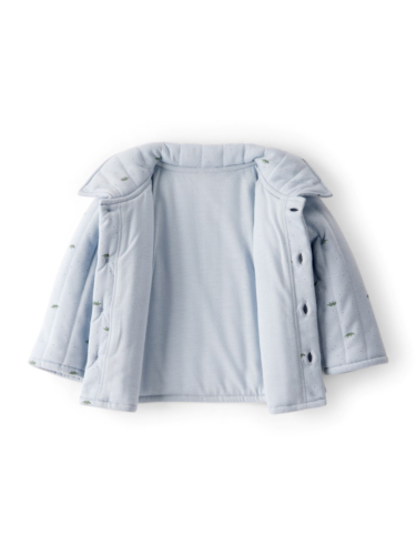 ג'קט קווילט מרופד תכלת