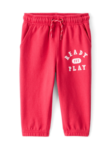 מכנס פרנץ טרי varsity אדום