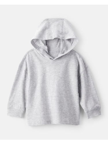 קפוצ'ון מרקם פסים אפור