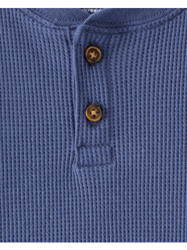 חולצת טי וואפל הנלי כחולה