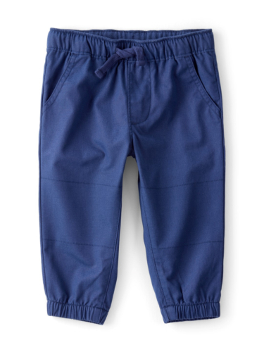 מכנס אריג נייבי