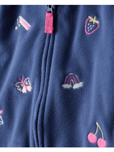 חליפת 3 חלקים קרדיגן פליז אימוג'י