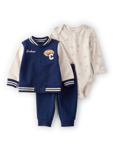 חליפת 3 חלקים קרדיגן פוטבול