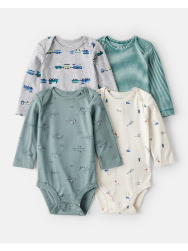 רביעיית בגדי גוף ארוך דינוזאורים