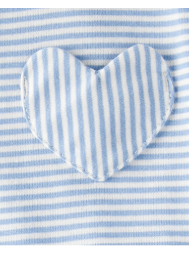 חליפת 2 חלקים פסים לב