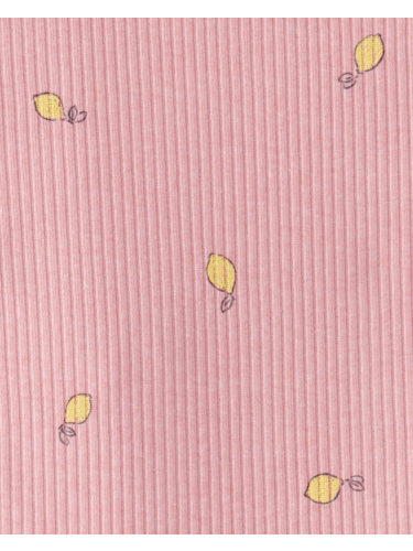 חליפת 2 חלקים מרקם ורודה