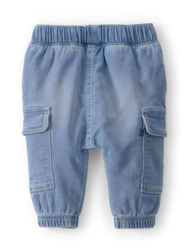 מכנס ג'ינס ארוך כיסי צד