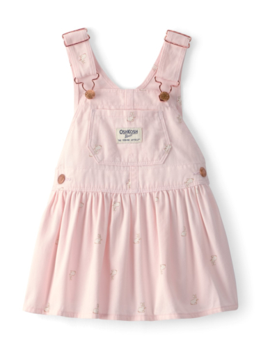 אוברול שמלה ורודה ארנבונים