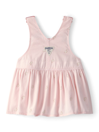 אוברול שמלה ורודה ארנבונים