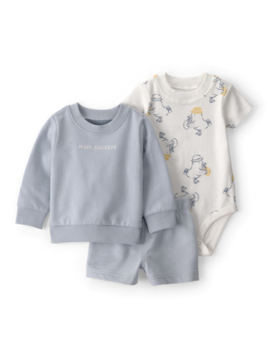 חליפת 3 חלקים סווטשירט אפרוחים