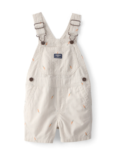 אוברול קצר פסים גזר