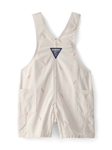 אוברול קצר פסים גזר