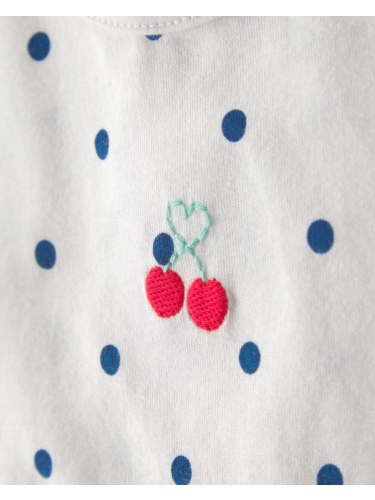 חליפת 2 חלקים נקודות דובדבן