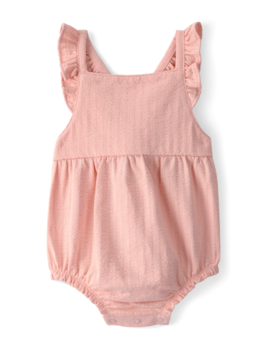 בגד גוף בלון מרקם ורוד