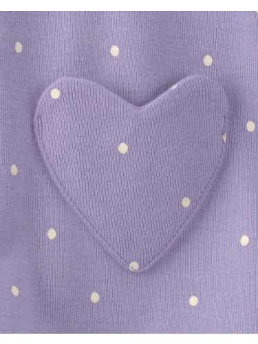 אוברול קצר קצר נקודות כיס לבבות