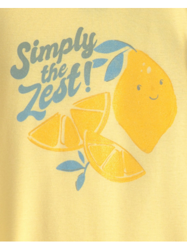 פיג'מה 4 חלקים קצרה לימונים