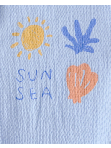 אוברול קצר HOLIDAY תכלת