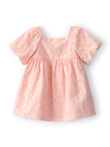 שמלת תחרה ורודה