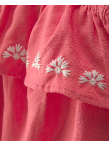 חליפת 2 חלקים גופייה ומכנס פשתן