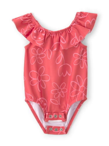 בגד ים שלם פרחים