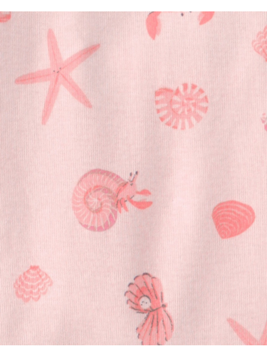 פיג'מה 4 חלקים קצרה צדפים