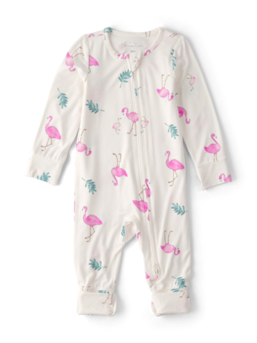 אוברול Purely Soft ויסקו אלסטן ללא רגליות פלמינגו