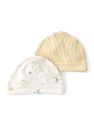 זוג כובעים ויסקו אלסטן שמנת ירח