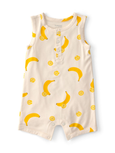 אוברול קצר ויסקו אלסטן בננות