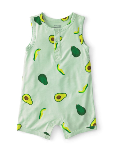 אוברול קצר ויסקו אלסטן אבוקדו