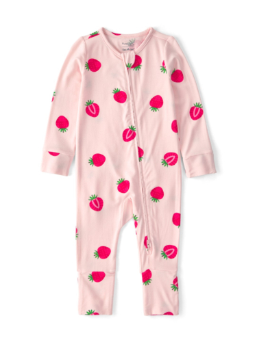 אוברול Purely Soft ויסקו אלסטן ללא רגליות תותים