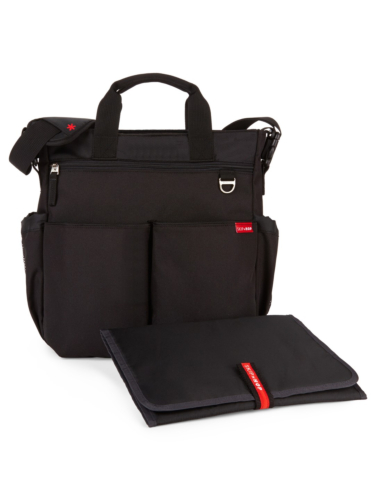 תיק החתלה לעגלה כיסים קידמיים שחור