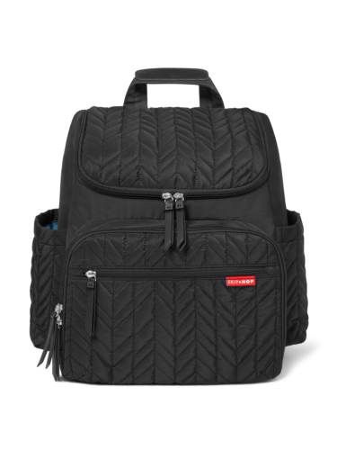 תיק לעגלה, גב מסגרת רחבה, שחור