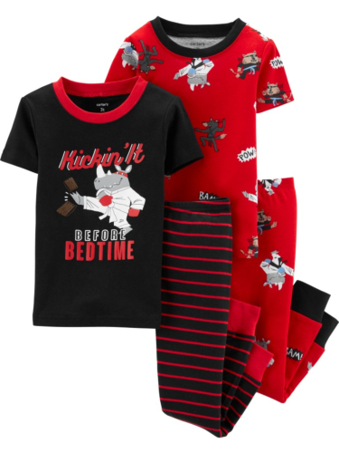 זוג פיג'מות משולב נינג'ות