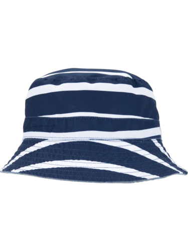 כובע  דו צדדי פסים כחול