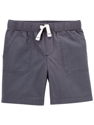 מכנס אריג כיסים אפור