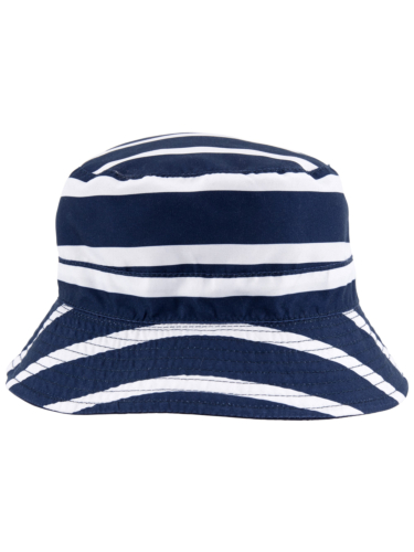 כובע דו צדדי נייבי פסים