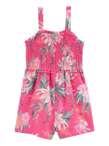 אוברול גופייה פרחוני