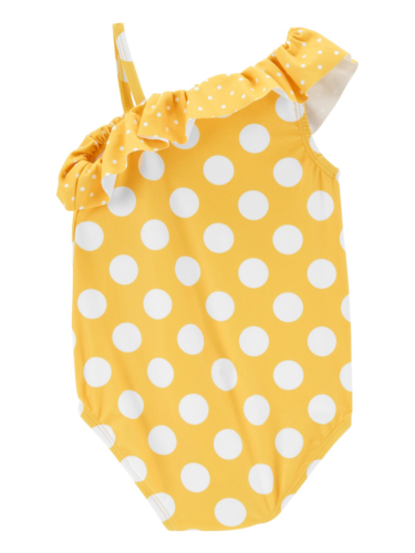 בגד ים שלם א סימטרי עיגולים