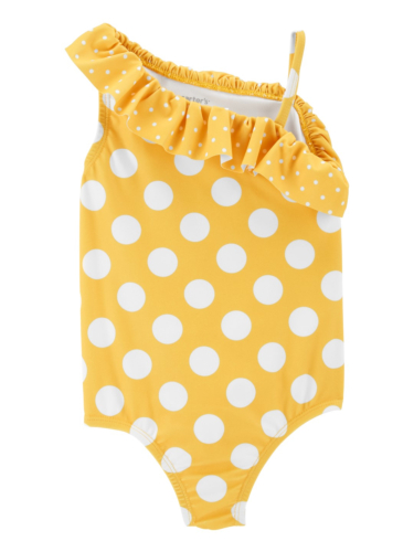 בגד ים שלם א סימטרי עיגולים