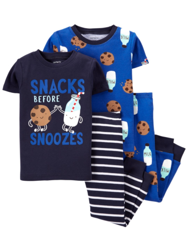 זוג פיג'מות חלב עוגיות