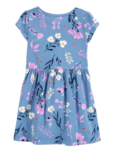 שמלת ג'רסי פרחים