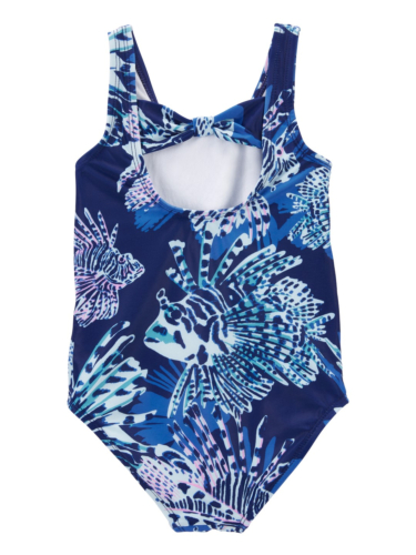 בגד ים שלם דגים נייבי