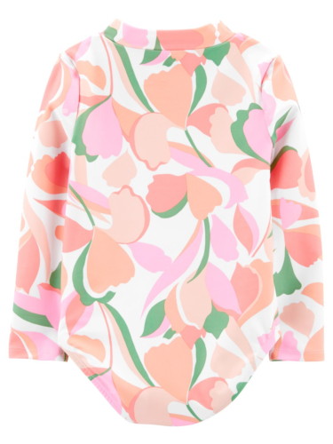 בגד ים שלם ארוך פרחים